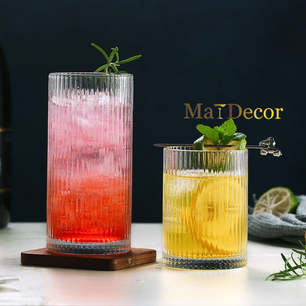 Ly cốc thủy tinh dung tích trung bình (300ml - 500ml)